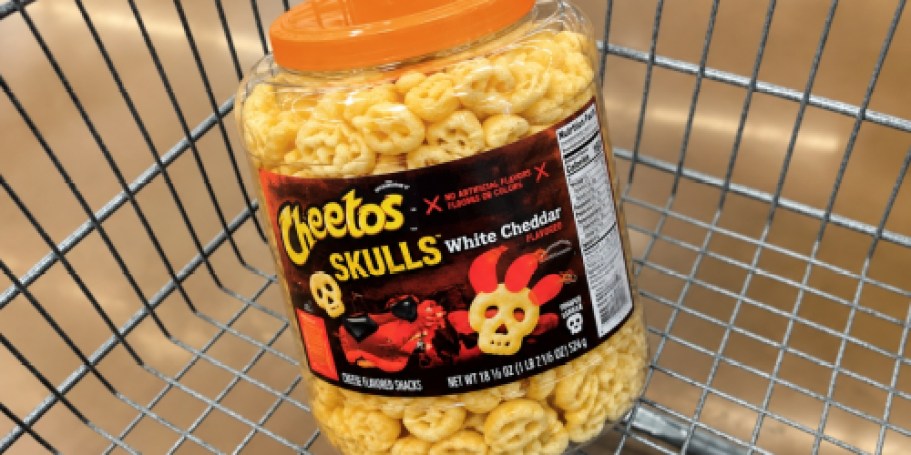 Cheetos Halloween Skulls Barrel Just $7.97 on Walmart.com