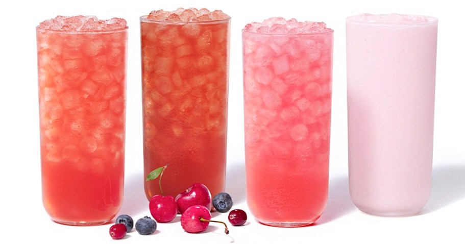 NEW Chick-fil-A Cherry Berry Drinks Available Now