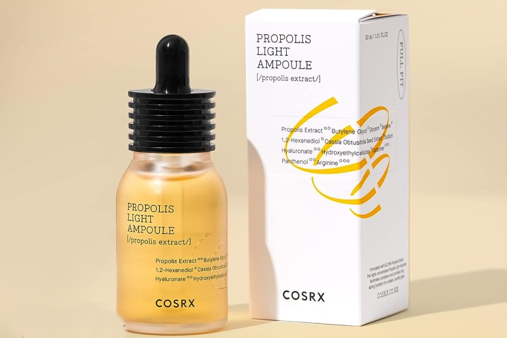 propolis serum next to box