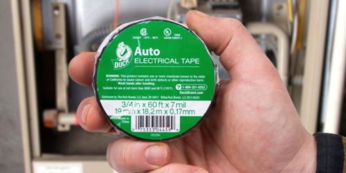 Duck Brand Electrical Tape 60′ Roll Only $1.23 on Amazon or Walmart (Reg. $7)