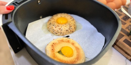 Make This Pesto Egg in Bagel Recipe In Your Air Fryer!