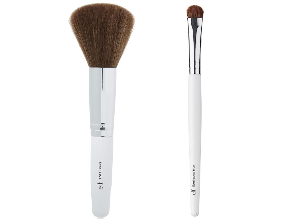 elf face and eyeshadow brushes
