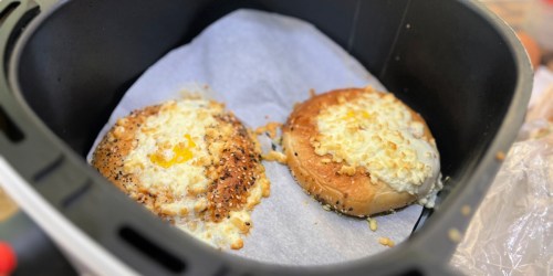 You Have to Try This Pesto Egg Bagel in the Air Fryer!