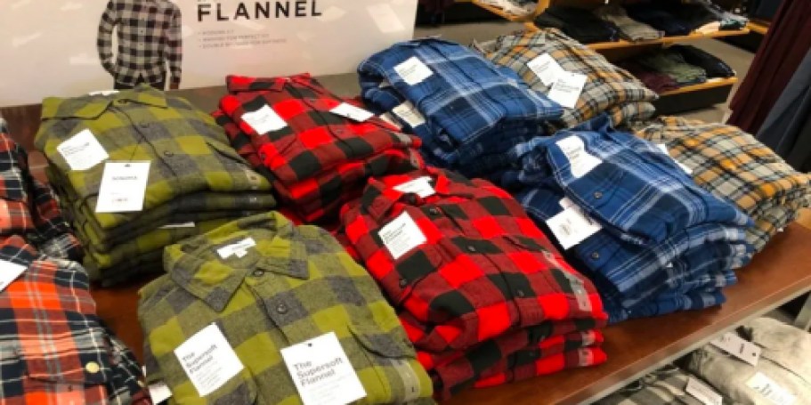 Men’s Flannel Shirts from $10.49 on Kohls.com (Reg. $30)