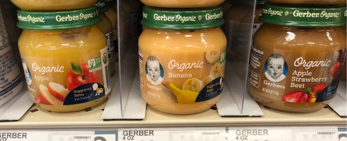 gerber-baby-food-jars-on-store-shelf أفضل من طعام جربر للأطفال المجاني بعد مكافآت Walgreens (بقيمة 32 دولارًا!)