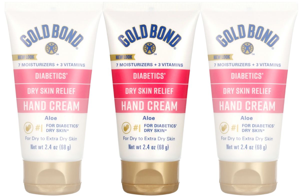 gold bond diabetic hand cream stock image 