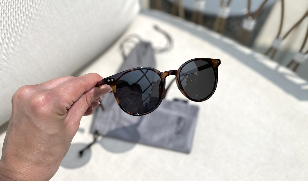 Buy Transparent Pink Frame Brown Lens Cat Eye Sunglasses for Women | Gia |  SOJOS