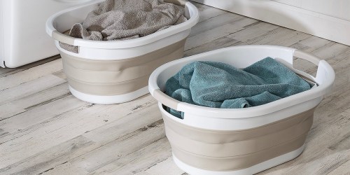 Collapsible Laundry Basket 2-Pack from $20.98 Shipped (Regularly $70)