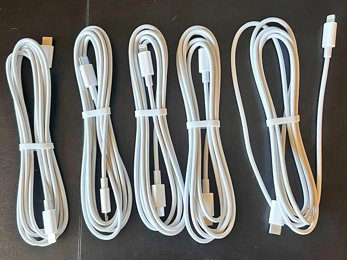 iPhone USBC Lightning 6' Charging Cables 5Pack Only 4.99 on Amazon