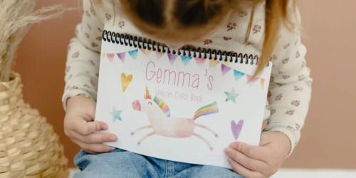Personalized 52-Page Coloring Book Only $13 Shipped | Fun Stocking Stuffer Idea