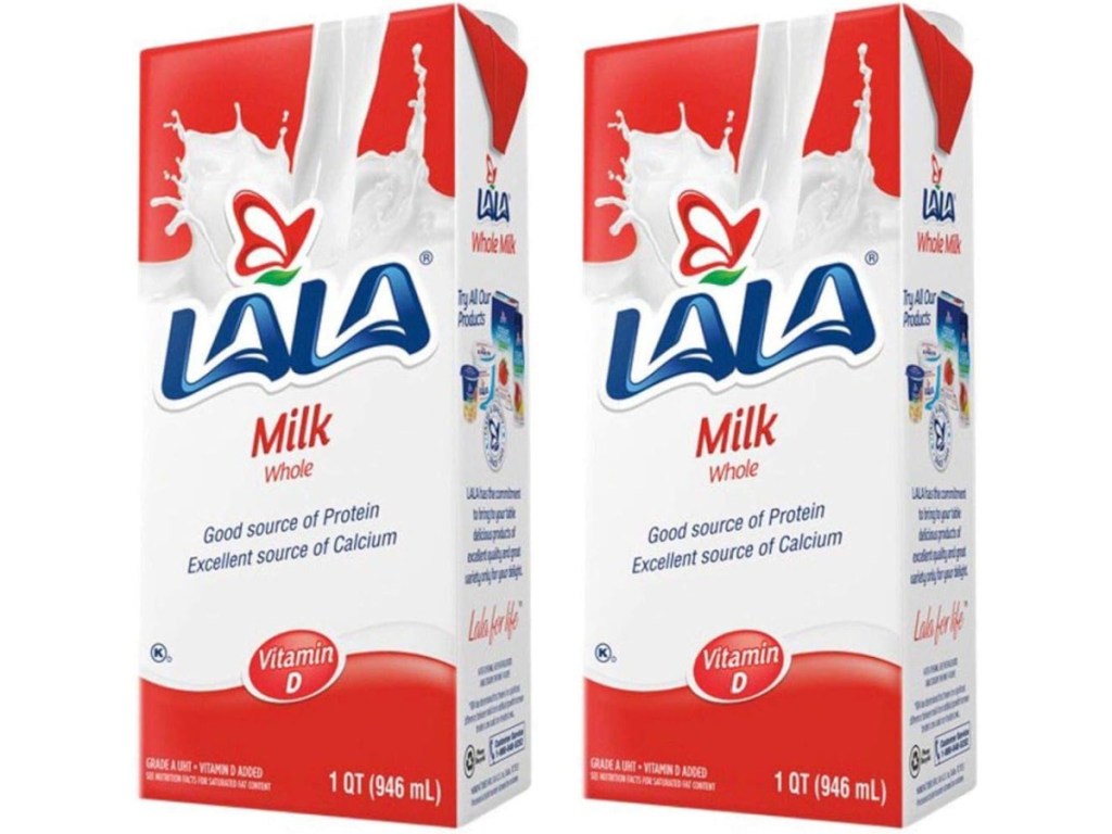 lala whole milk display