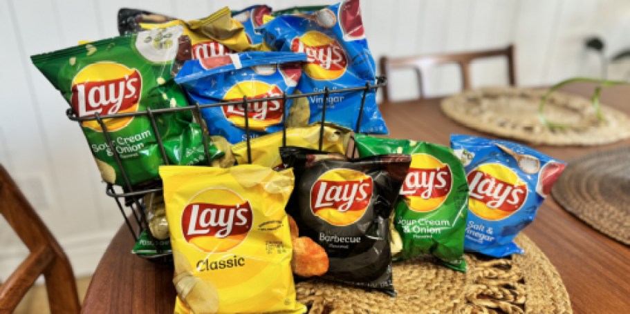 Lay’s Chips 40-Count Variety Pack ONLY $14 Shipped for Amazon Prime Members