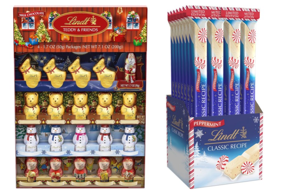 lindt chocolate animals and bark