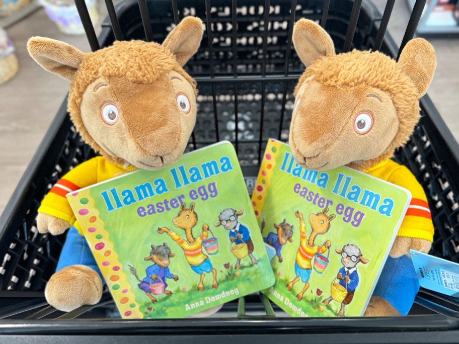 two llama llama plush and book bundles in shopping cart