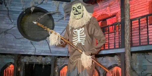 Giant Animatronic Scarecrow Available Only on Lowes.com (+ Save on More Halloween Decorations!)