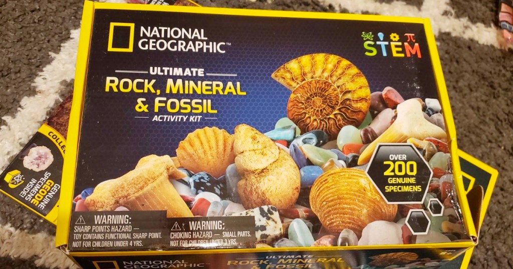 National Geographic Ultimate Rock, Mineral & Fossil STEM Kit ONLY .73 on Amazon