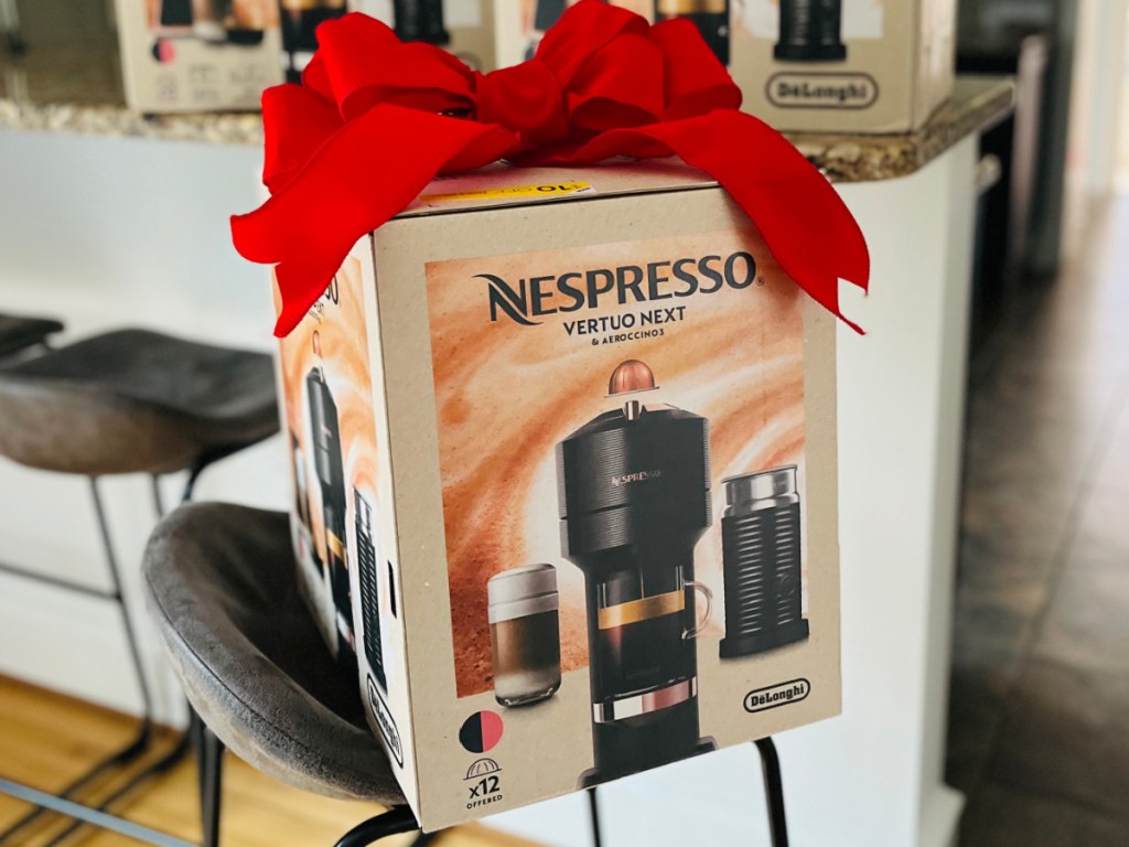 nespresso vertuo next box with bow