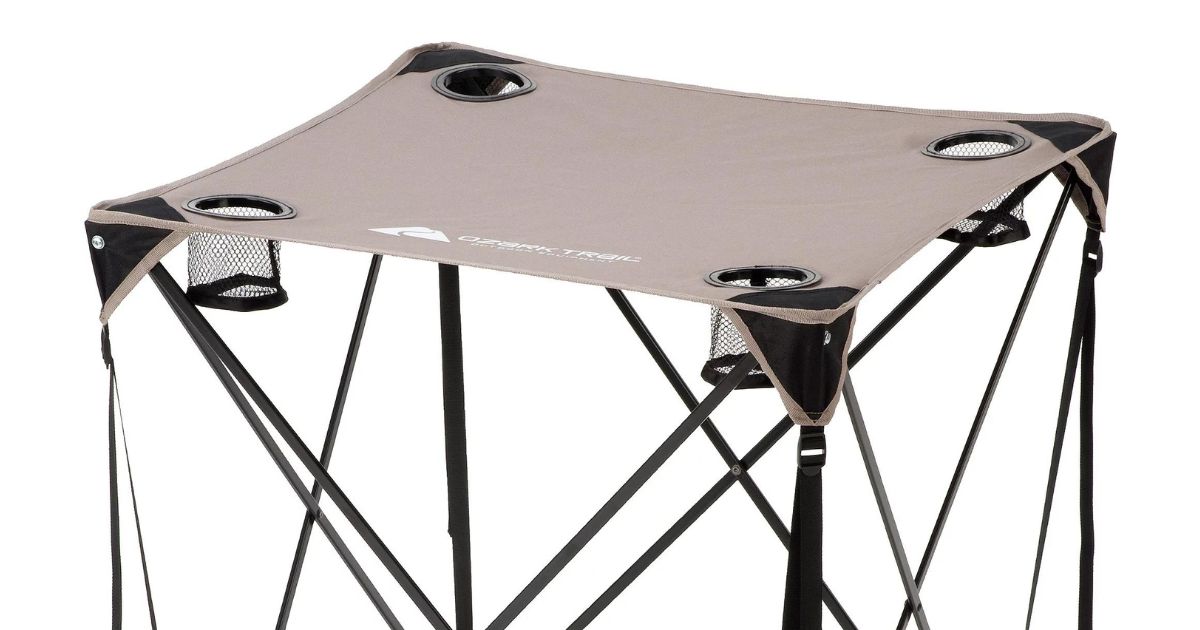 Ozark Trail Portable Foldable Camping Table Just $10 on Walmart.com (Reg. $25)