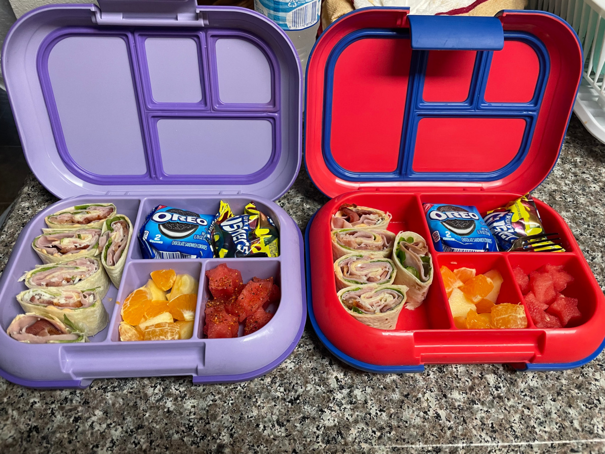 Bentgo Fresh - 4-Compartment Leak-Proof Lunch Box Red
