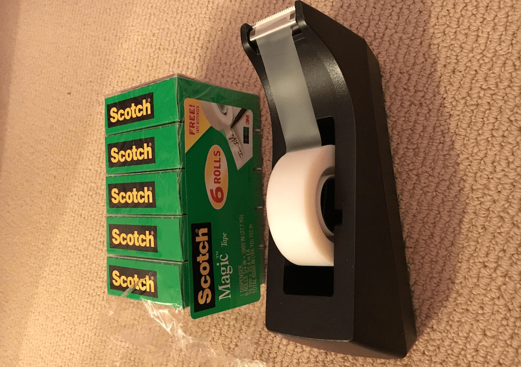 Scotch Tape Dispenser, Black