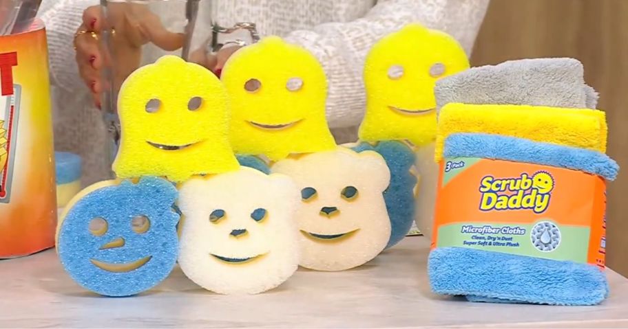 scrub mommy set on display