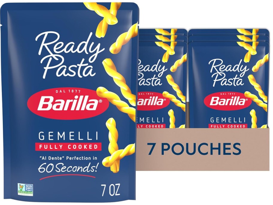 stock image of Ready Pasta Gemelli 7oz Pouch 7-Count