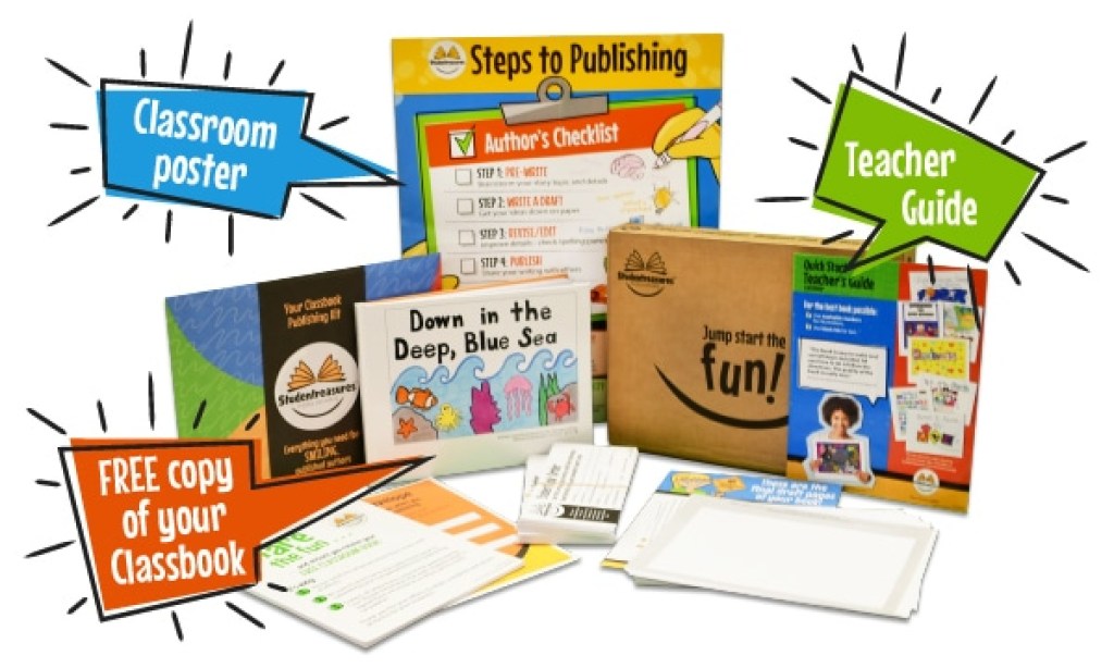The Studenttreasures publishing free publishing kit for teachers