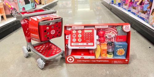 Target Cash Register w/ 22 Accessories AND Toy Shopping Cart Just $31.98 (Regularly $50)