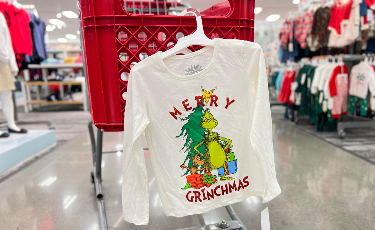 Target Kids Christmas Clothes from $4.80 (Grinch Sweaters & Hoodies ...