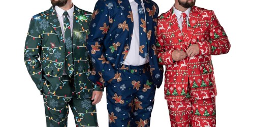 Men’s Christmas Suits 3-Piece Sets Just $29.98 on SamsClub.com | Includes Tall & Plus Sizes