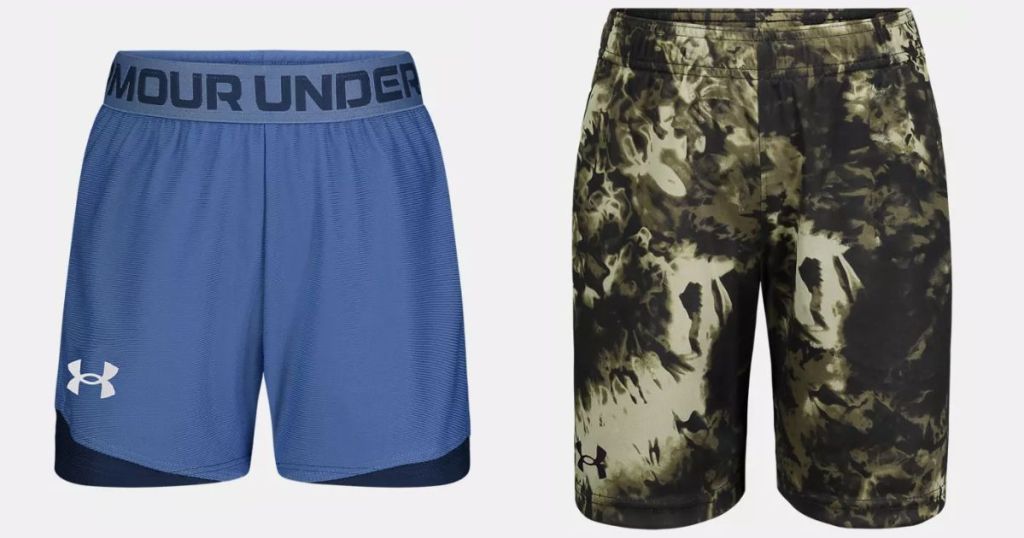 pairs of Under Armour girls and boys shorts