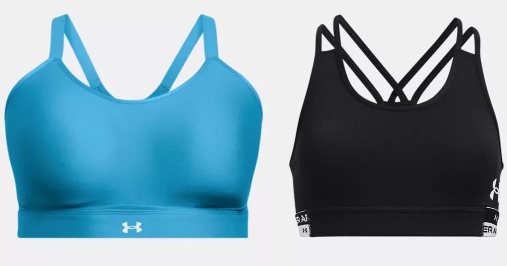 Under Armour women's and girls sports bras