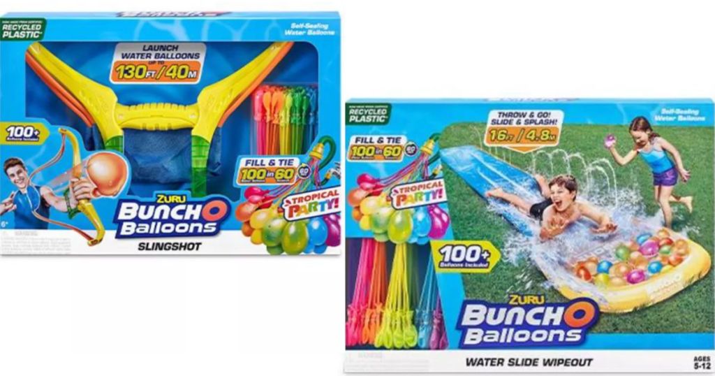 Bunch O Balloons Slingshot and Water Slide