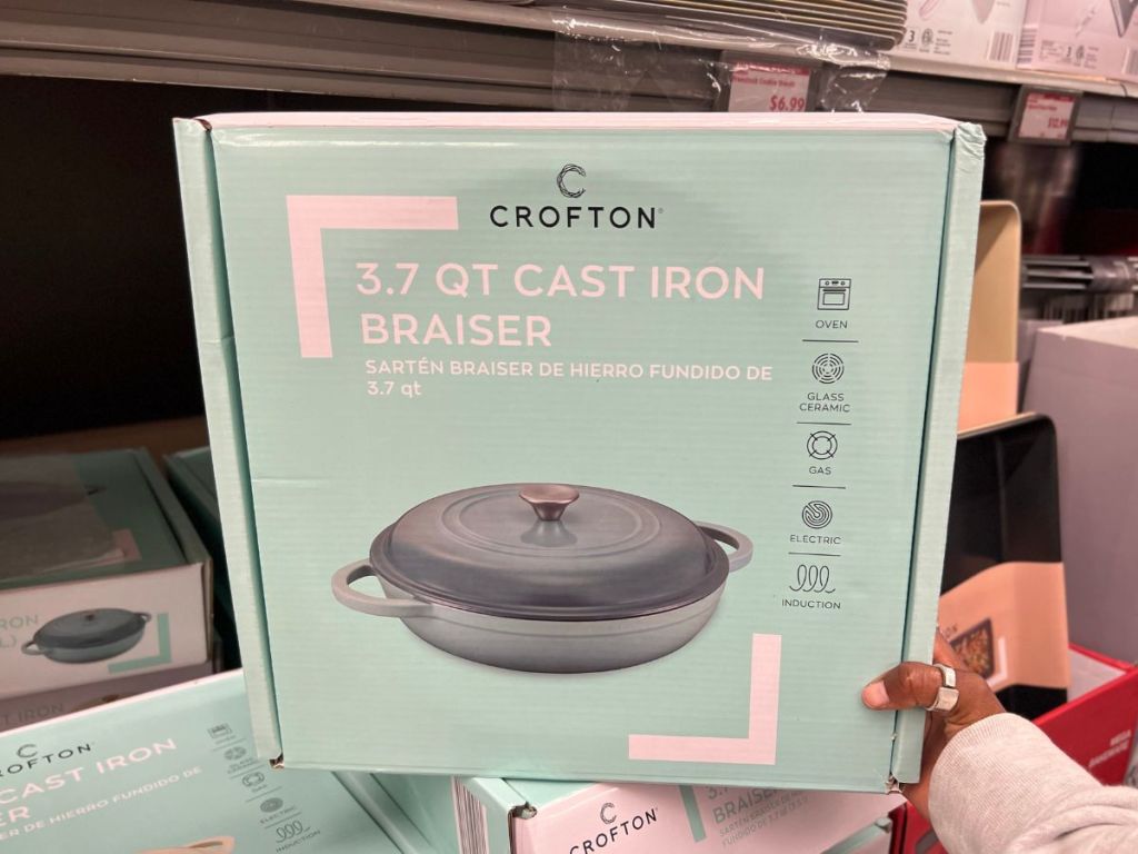 Crofton 3.7 Qt Cast Iron Braiser at Aldi