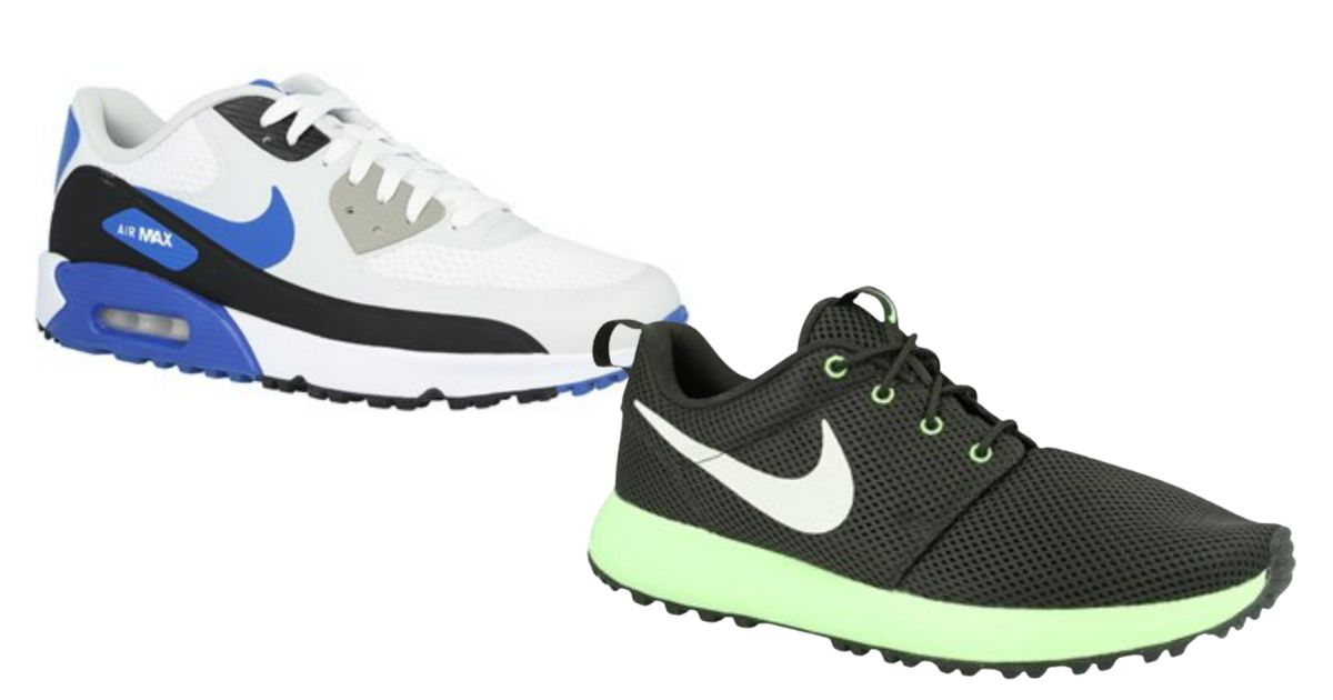 Nike Infinity G 12 Size Spikeless Golf Shoes and Nike Roshe 2 G Sequoia Spikeless Golf Shoes 