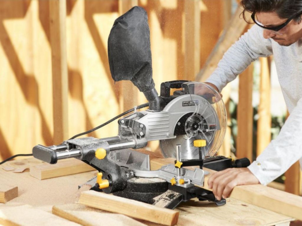 Chicago Electric Power Tools 10 in. Sliding Compound Miter Saw 