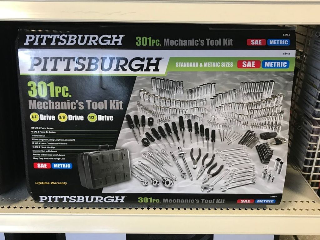 Pittsburgh Mechanics Tool Set, 301 Piece 
