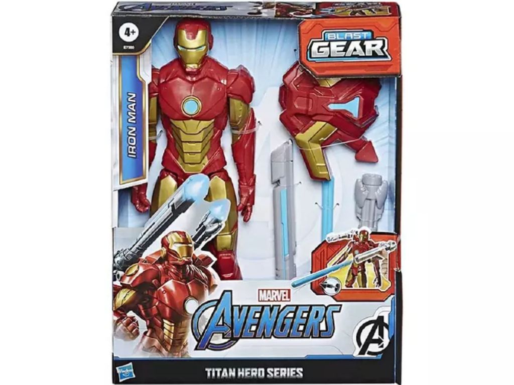 Titan Hero Series Blast Gear Iron Man Action Figure 
