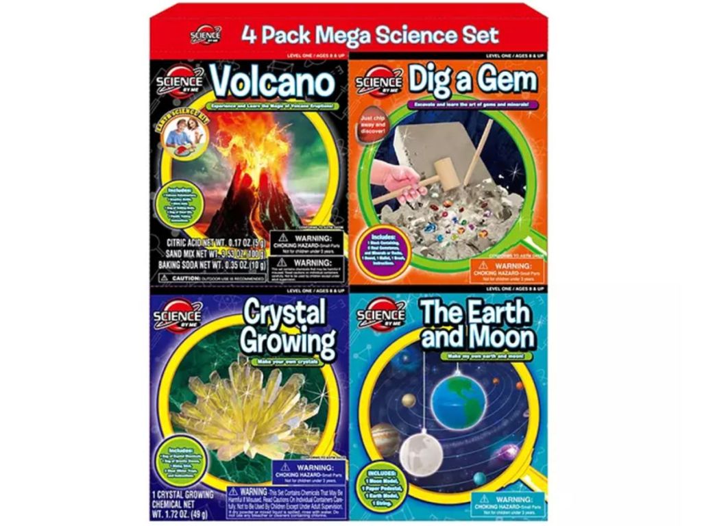 Creative Kids 4-Pack Mega Science Set 