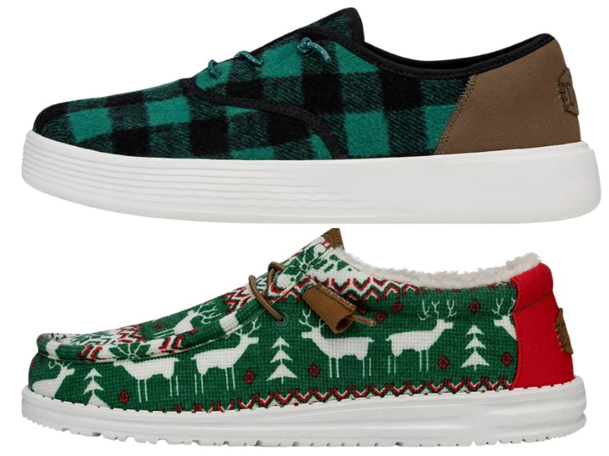 Hey Dude Ugly Sweater & Holiday Shoes, Get TWO Pairs for $79 Shipped!