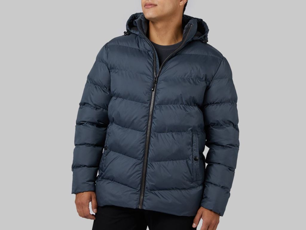 32 Degrees Men's Microlux Heavy Poly-Fill Puffer Jacket $