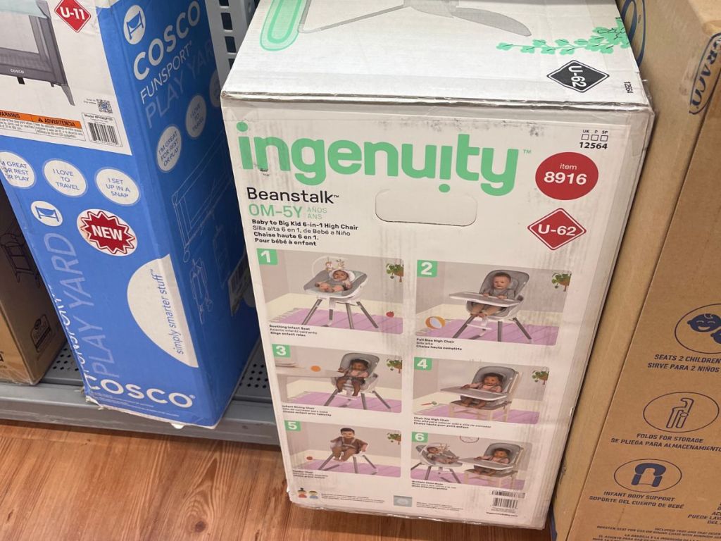 Ingenuity Beanstalk Baby High Chair in box 