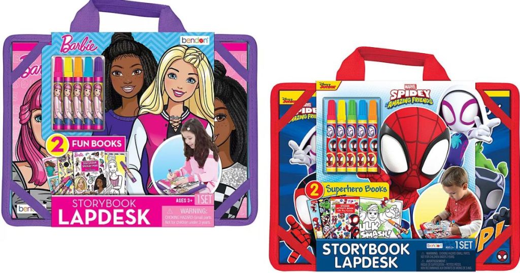 Barbie, Spidey & Friends or Cocomelon Storybook Desks to Go