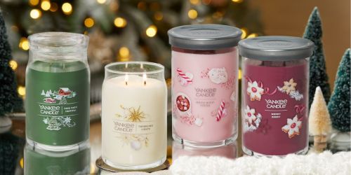 50% Off Yankee Candle Sale | Large Jar Candles from $12, Minis ONLY $2, + More!