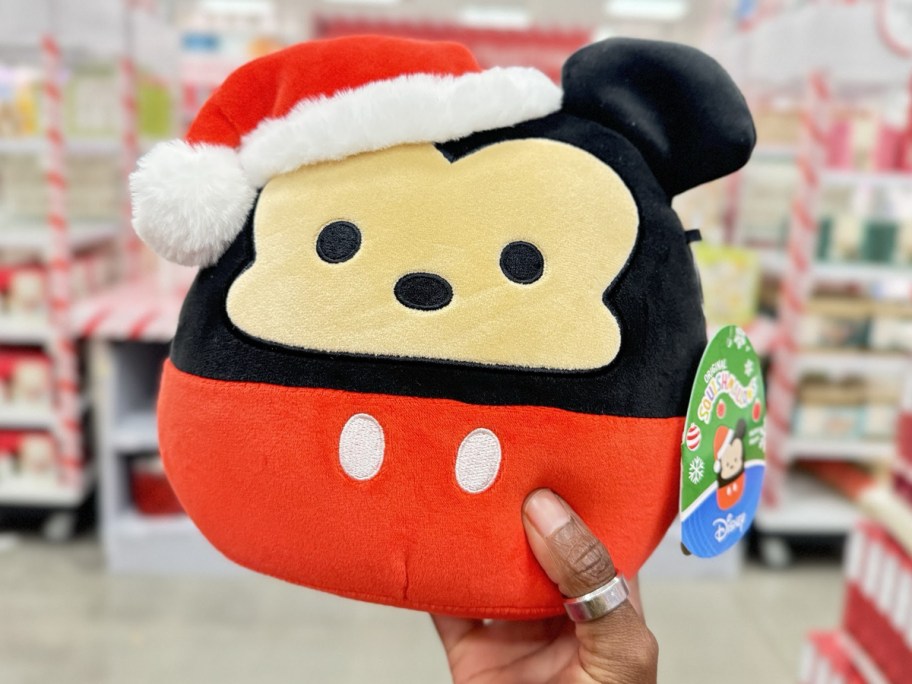 8in Mickey Mouse Christmas Squishmallow