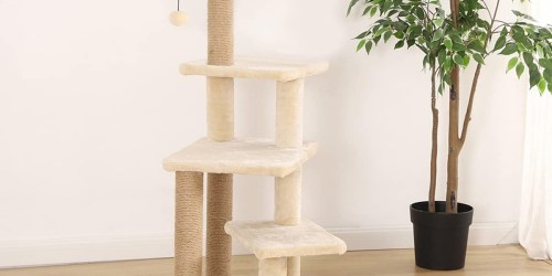 Amazon Basics Multi-Platform Cat Tree Only $39.99 Shipped (Regularly $100)