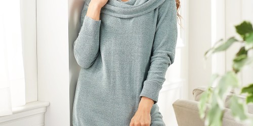 Up to 75% Off Barefoot Dreams Clothing + Free Shipping | Cowl Neck Tunic Only $29.99 Shipped (Reg. $130)