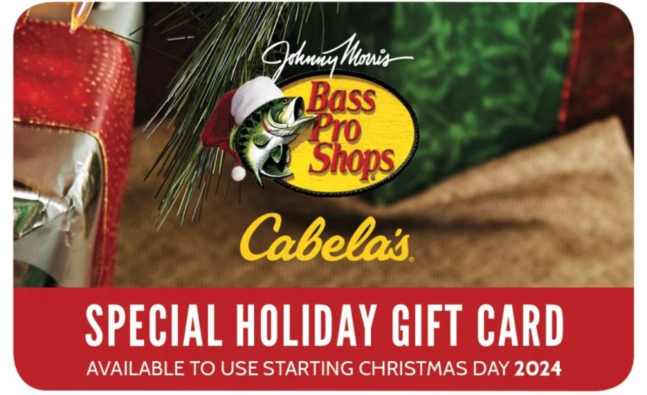 A Bass Pro & Cabela's Special Holiday GIft Card