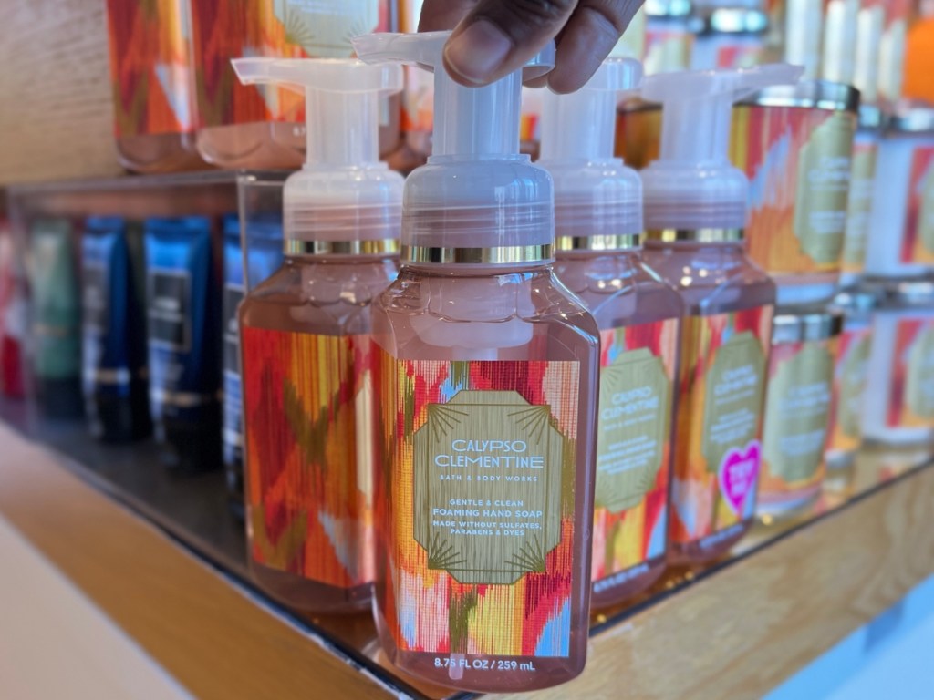 bath & body works calypso clementine hand soap in store