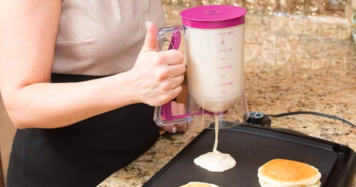 Chef Buddy Pancake Batter Dispenser Only $7.99 on  or HomeDepot.com